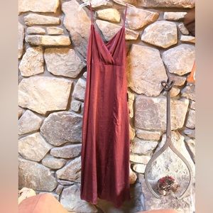 Lulu's Constantine Satin Maxi Dress